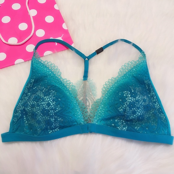 Victoria's Secret Other - 🎉SALE!!🎉VS Blue Ombré Lace Padded RacerBack