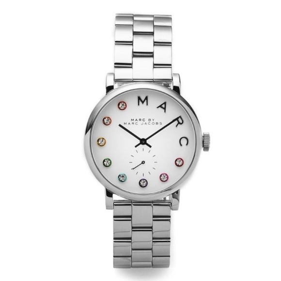 Marc by Marc Jacobs rainbow dexter silver watch - Picture 5 of 8