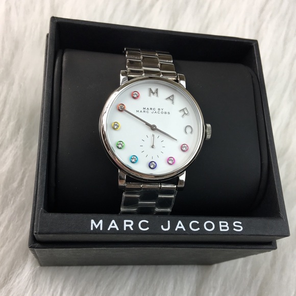 Marc by Marc Jacobs rainbow dexter silver watch - Picture 4 of 8
