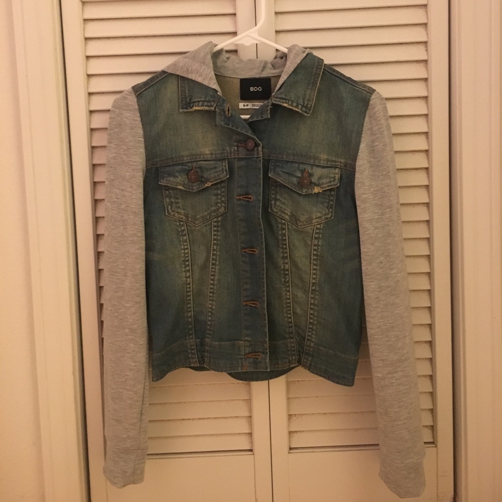 BDG hooded denim jacket