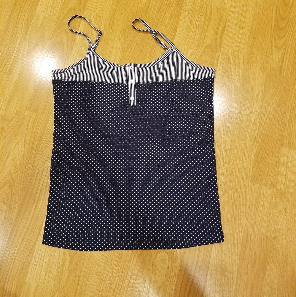 Polka dot and Striped Tank Top