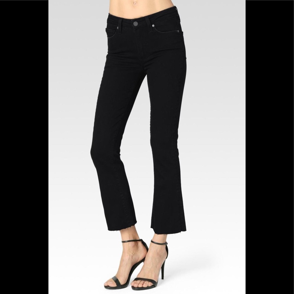 PAIGE Denim New w/ Tag Flare Cropped Jeans