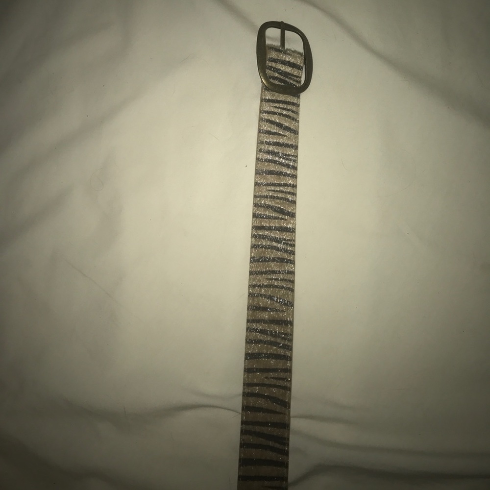Zebra Print Belt