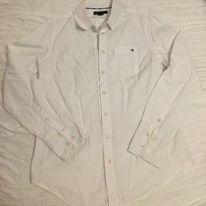 Tommy Hilfiger white button down blouse