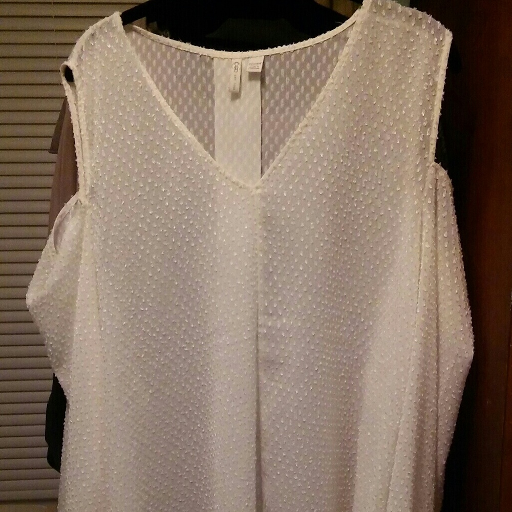 Cato cold shoulder top