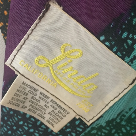 1970's Vintage Belted Dress - Picture 5 of 5