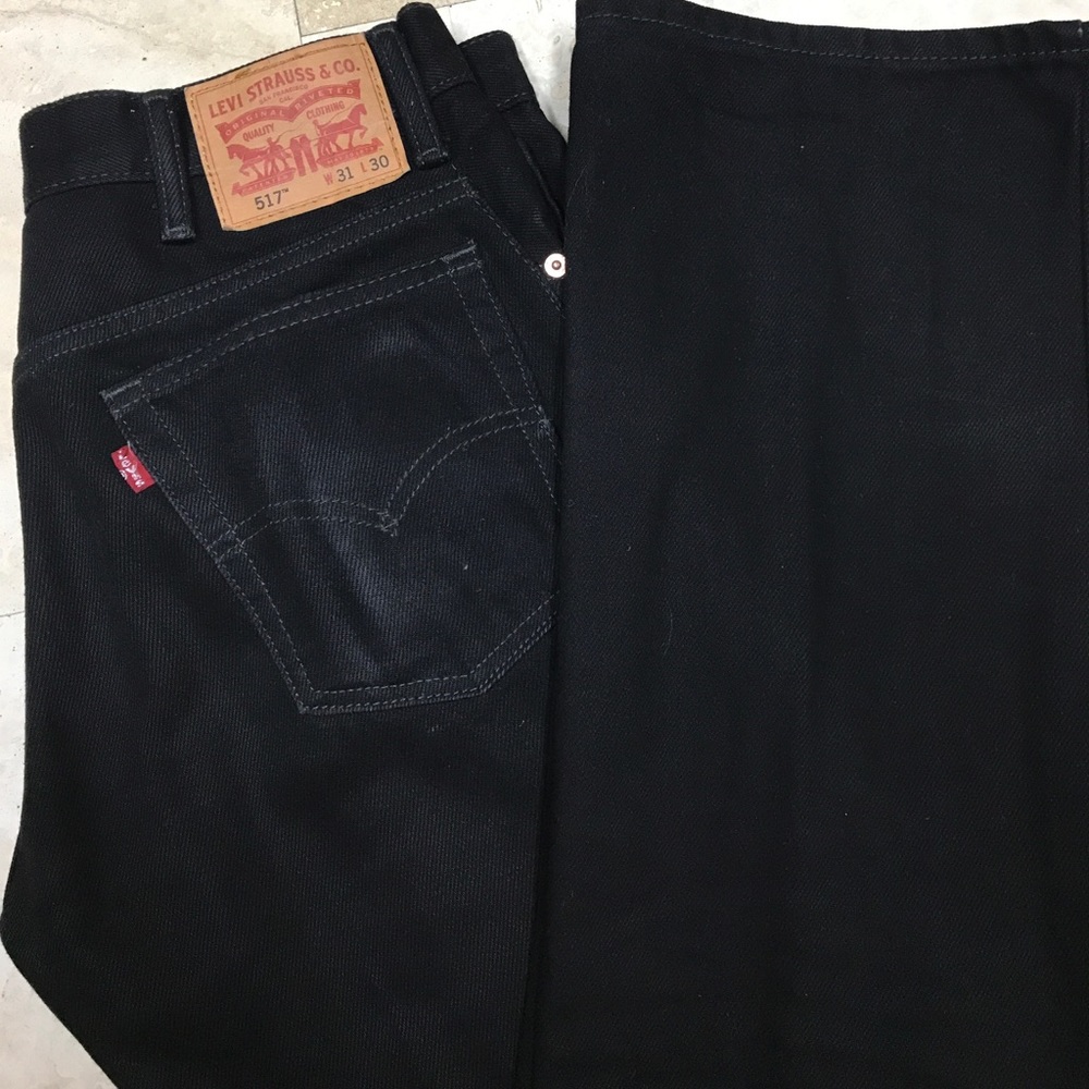 Black Levi Jeans 517
