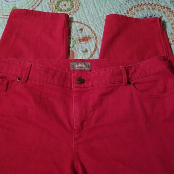 Denim - Chicos so slimming jeans red size 22