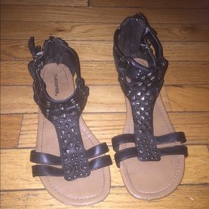 Black sandals