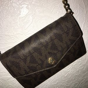 Michael Kors cross-body wallet