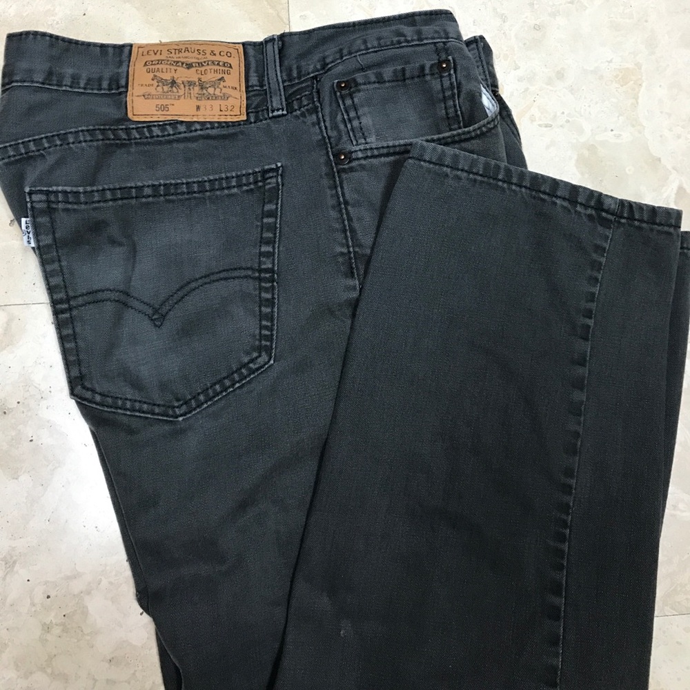 Gray Levi's 505 Jeans