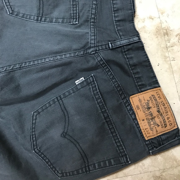 Gray Levi's 505 Jeans - Picture 5 of 7