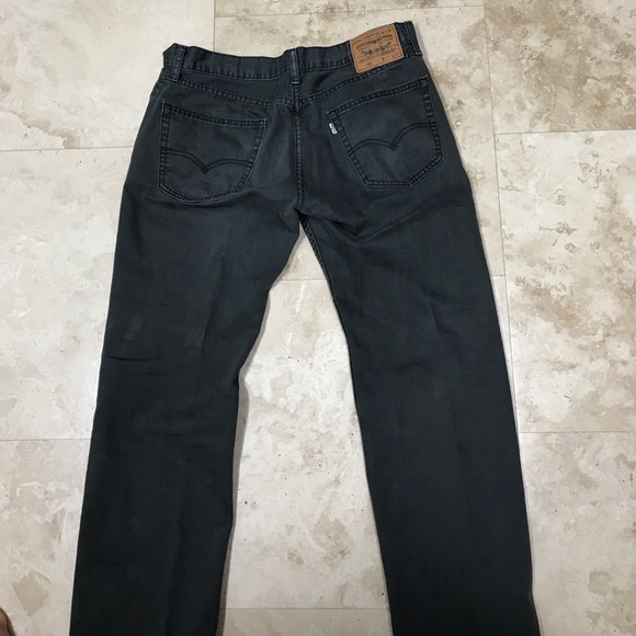 Gray Levi's 505 Jeans - Picture 6 of 7