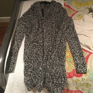 House of Harlow Hooded Cardigan