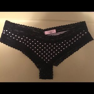 Victoria's Secret cotton and lace cheeky panties