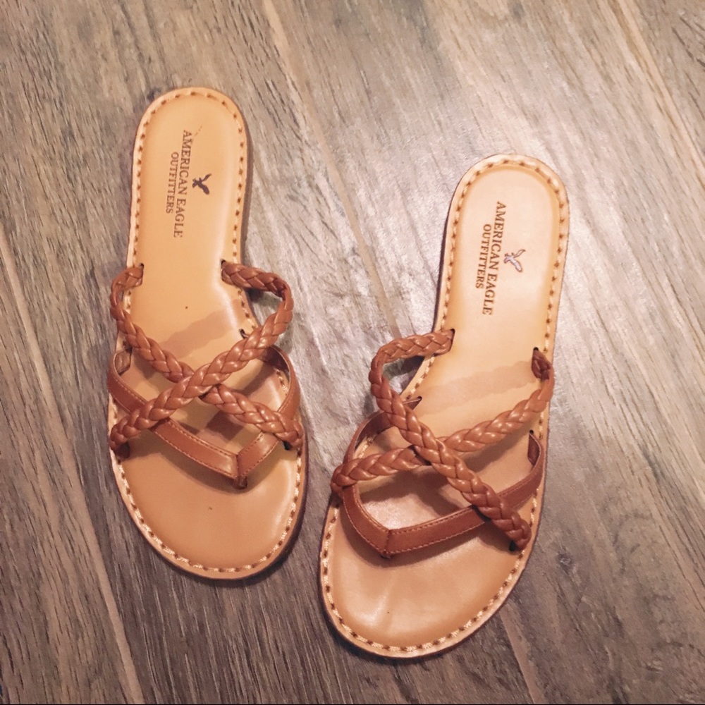 Braided sandals