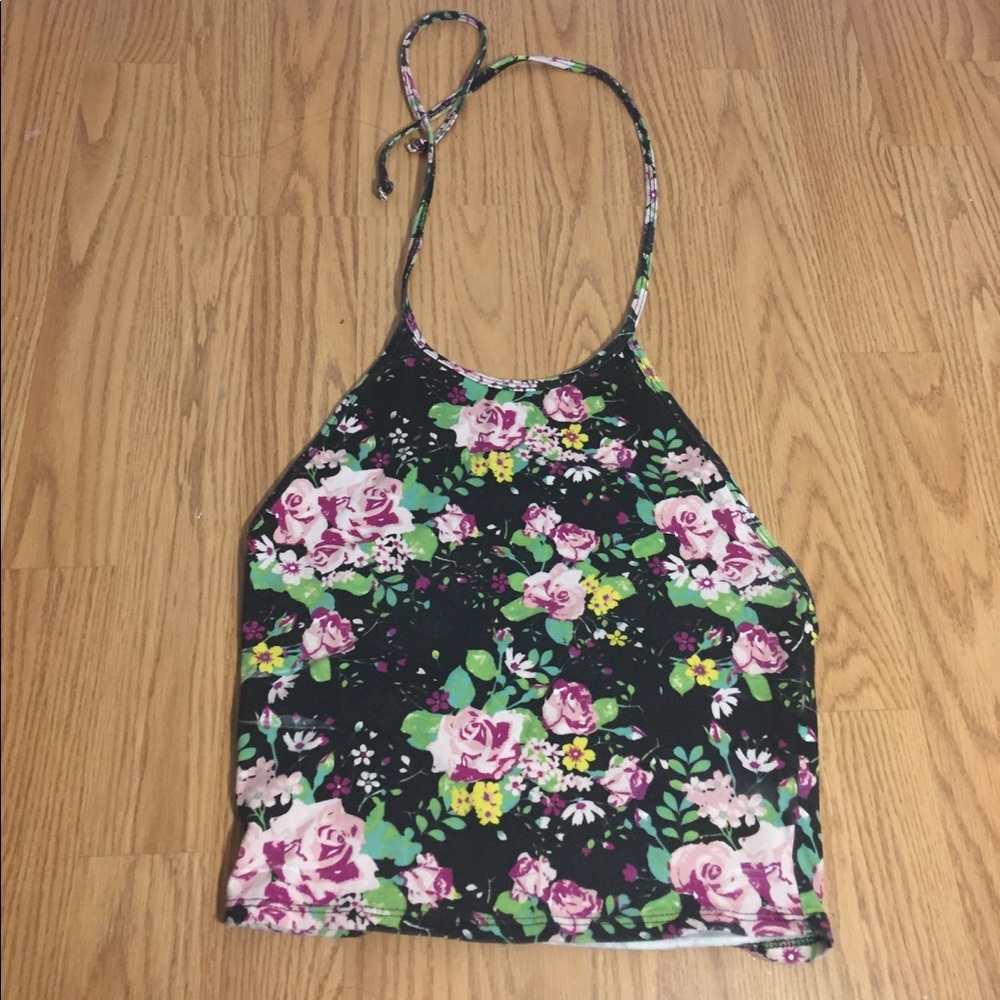 Halter Floral Top