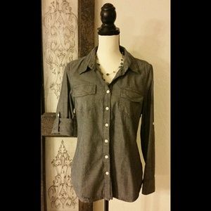 Grey Button Down Shirt