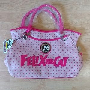 Pink Felix the Cat Purse