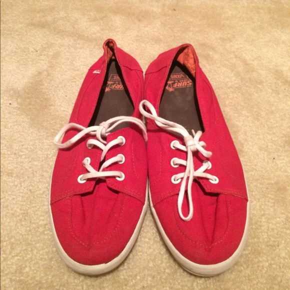 vans surf siders slip ons