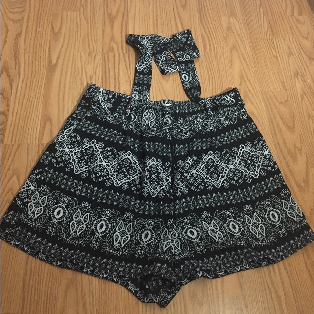 High Waisted Printed Shorts