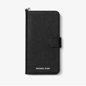 Leather Folio Phone Case For iPhone Plus