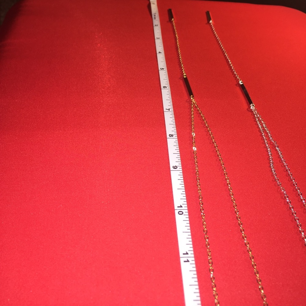 Double bar y necklace - Picture 2 of 5