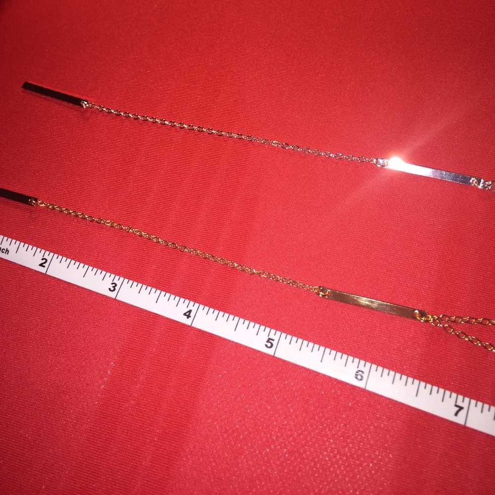 Double bar y necklace - Picture 5 of 5