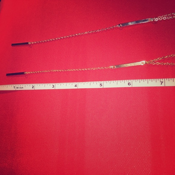 Double bar y necklace - Picture 3 of 5