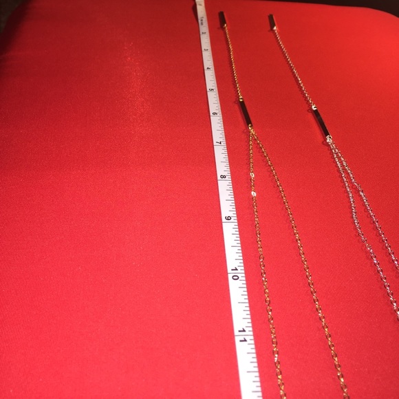 Double bar y necklace - Picture 2 of 5