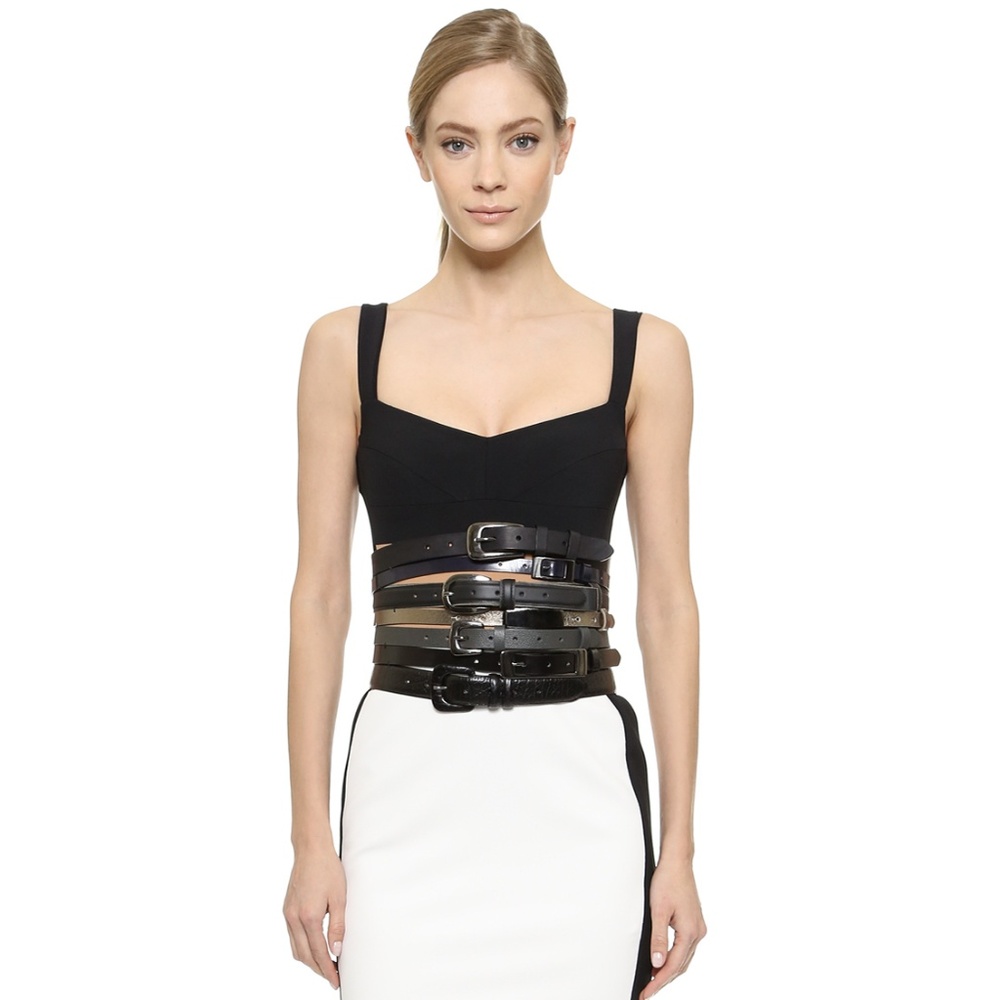 New! 🎉4x HP🎉 Empire Margiela Stacked Leather Corset Belt - Picture 9 of 9