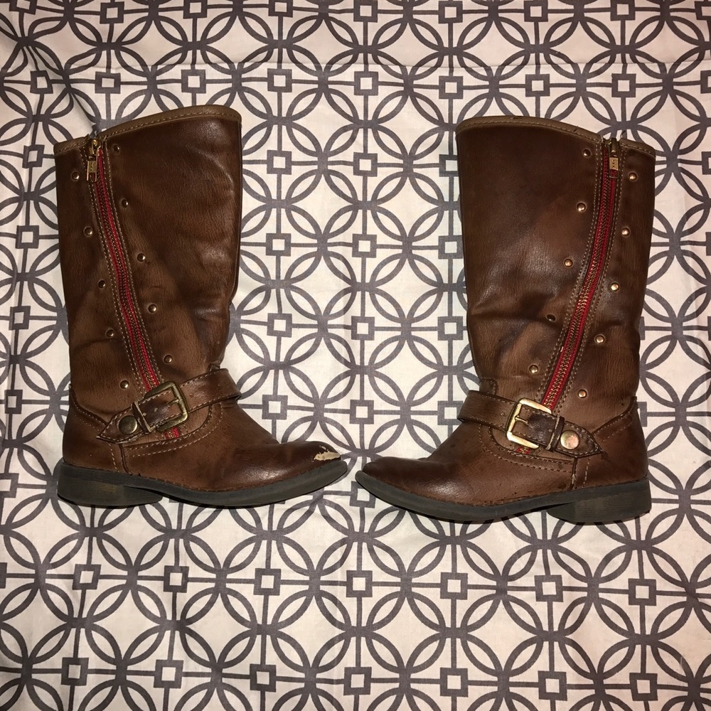 📦Little girl riding boots