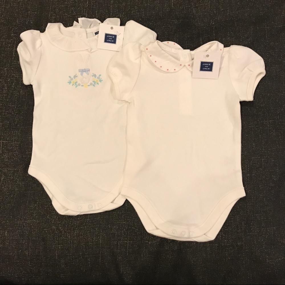Janie & Jack Baby Girl Onesies
