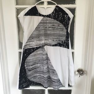 Alice + UO Graphic Print Shift Dress