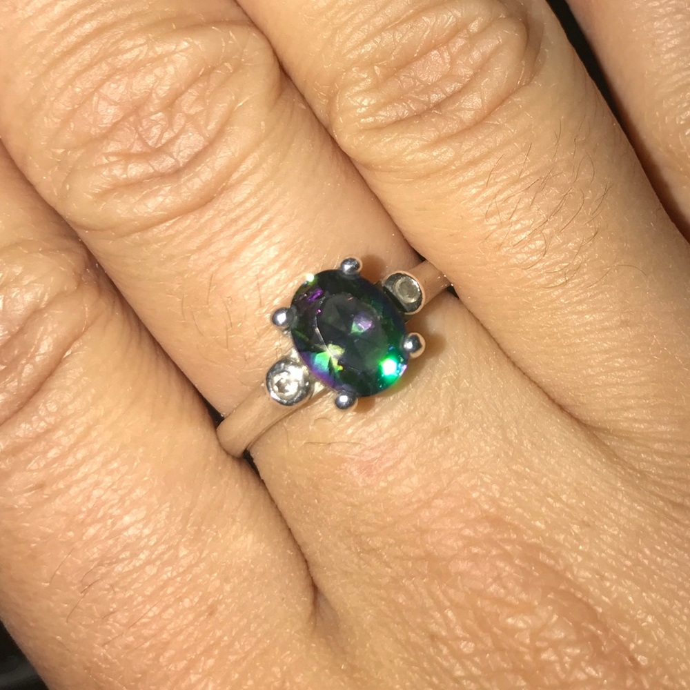 Mystic Topaz ring