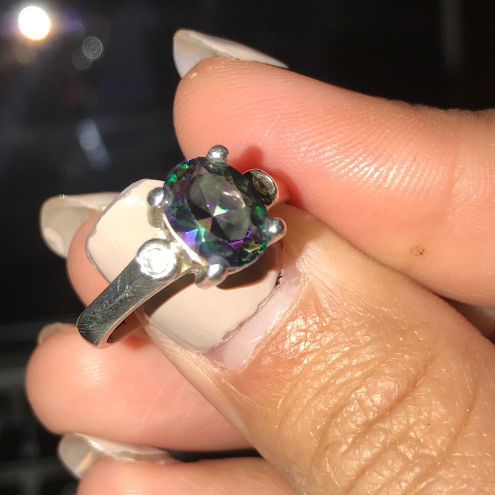 Mystic Topaz ring - Picture 2 of 3
