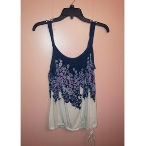 Floral American Eagle Tank Top