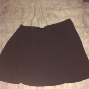 black skirt