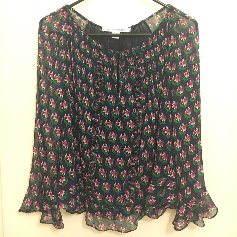 DVF Simonia Silk Blouse