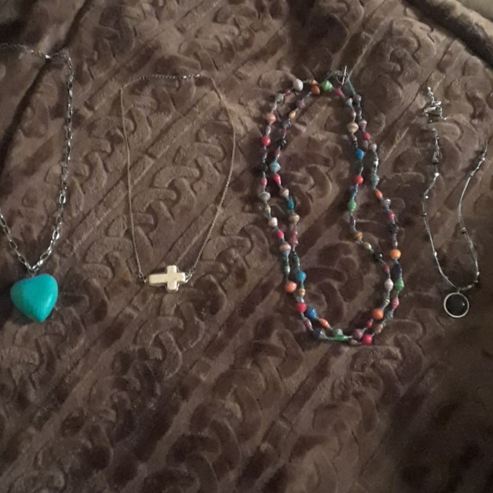 4 cute necklaces
