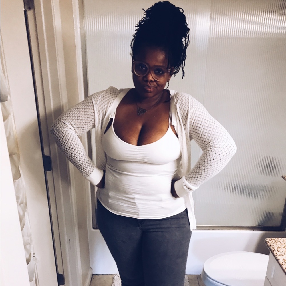 White Loft sweater in Large