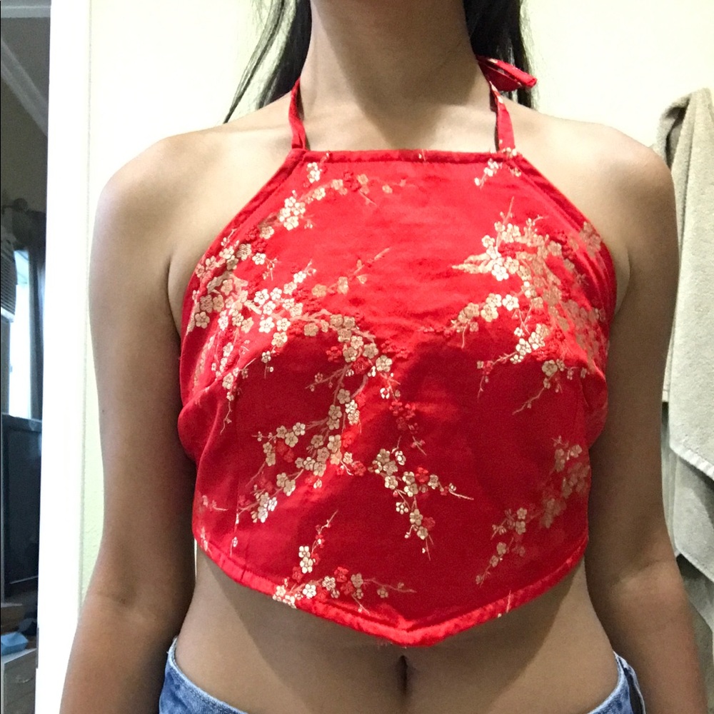 Brandy Cherry Blossom Halter - Picture 5 of 6