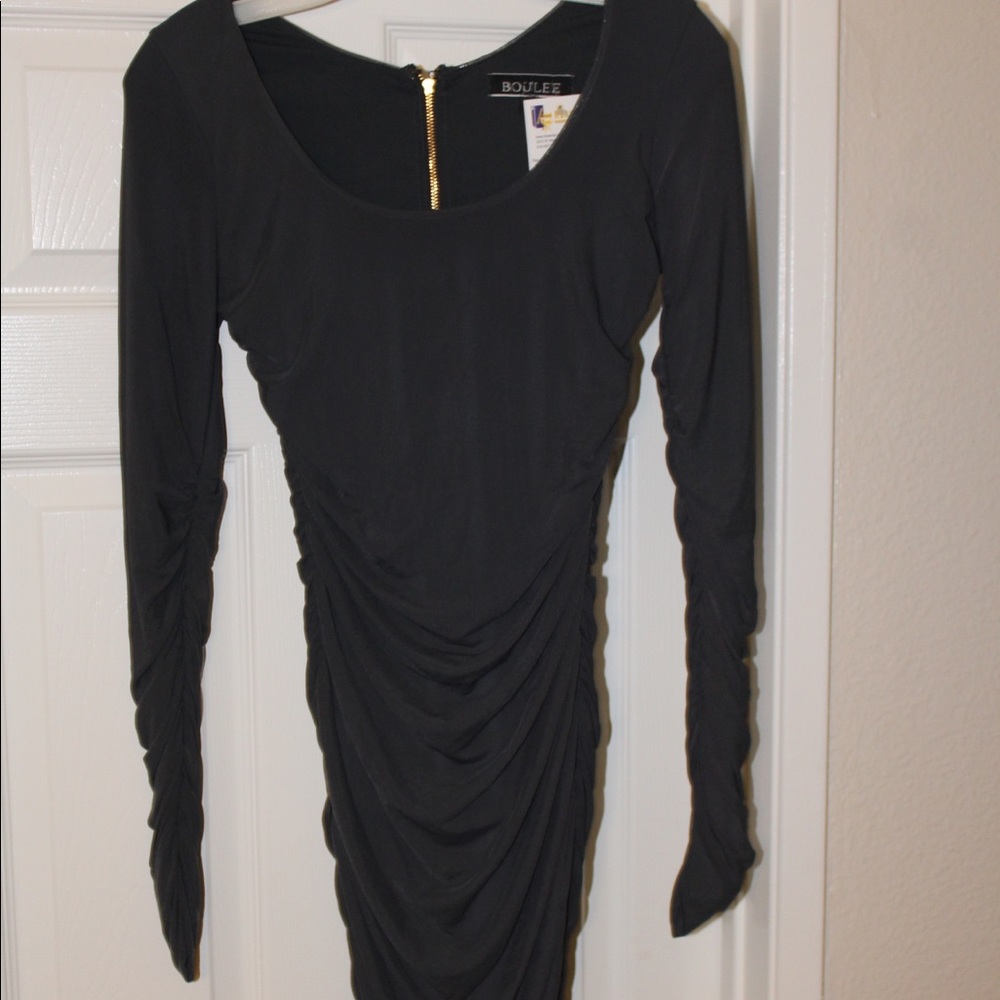 Grey cocktail dress