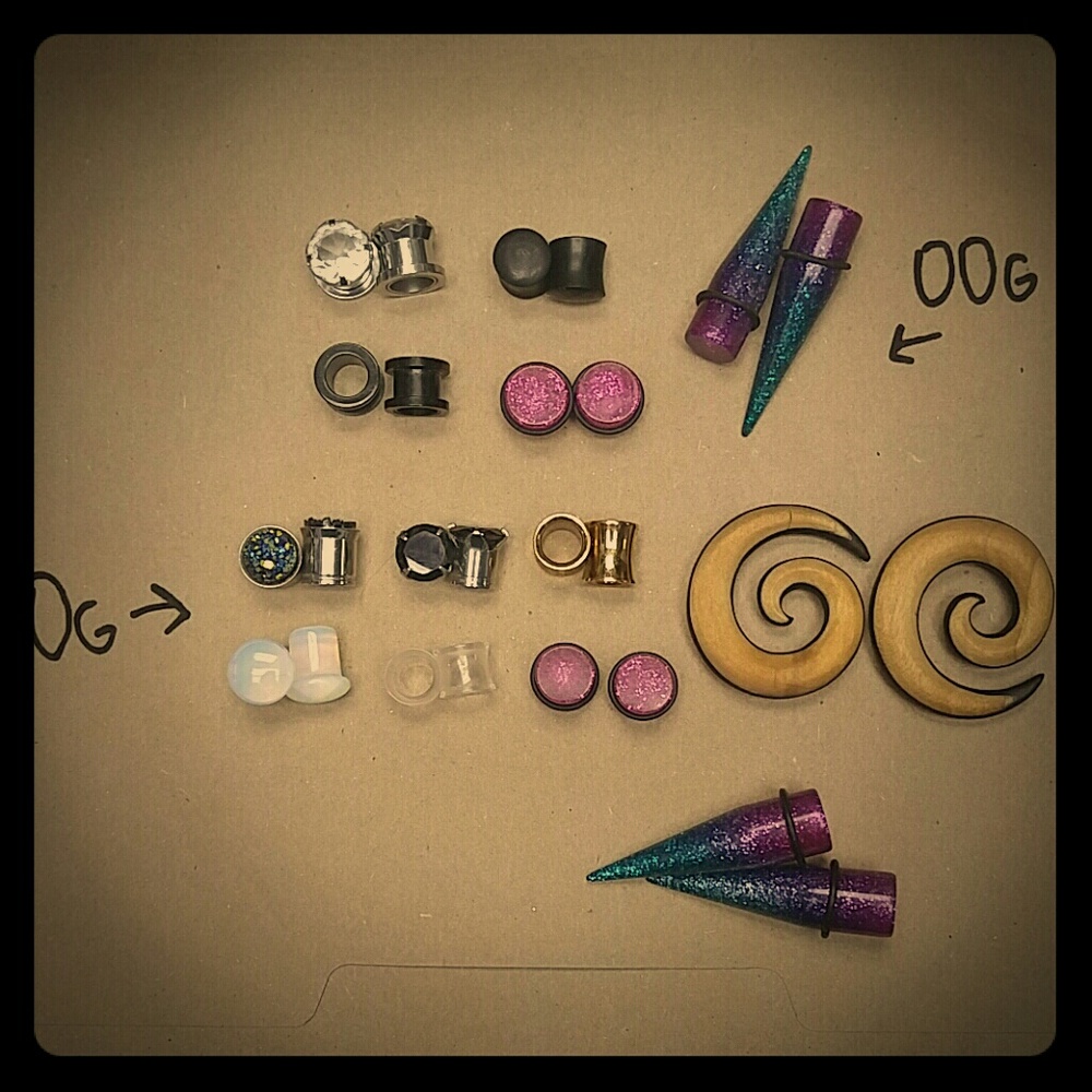 00g/0g sized ear Tapers/Tunnles