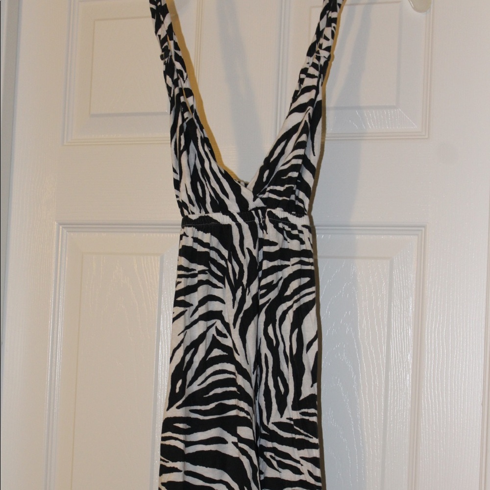 Zebra print dress
