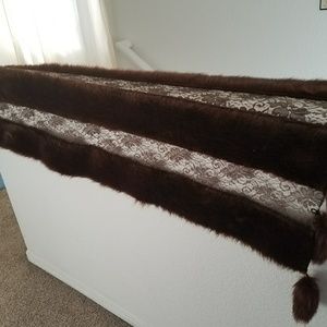 faux fur Brown shawl