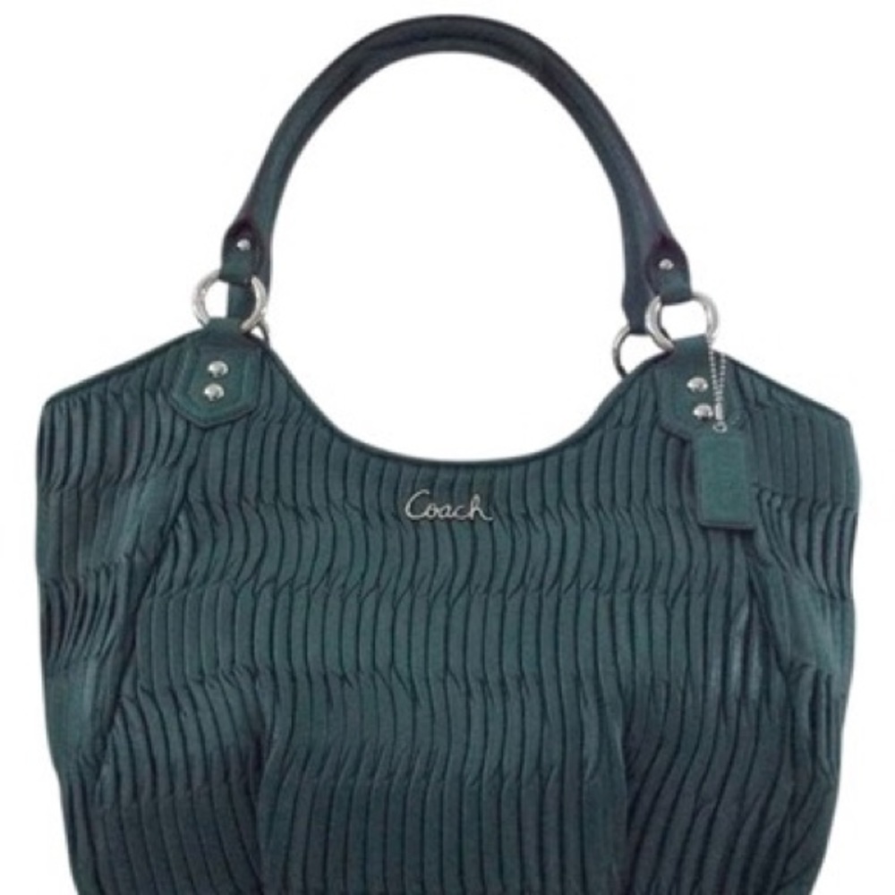 Ashley Gathered Leather Shoulder Bag