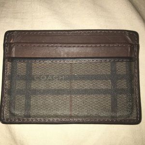 Coach card holder