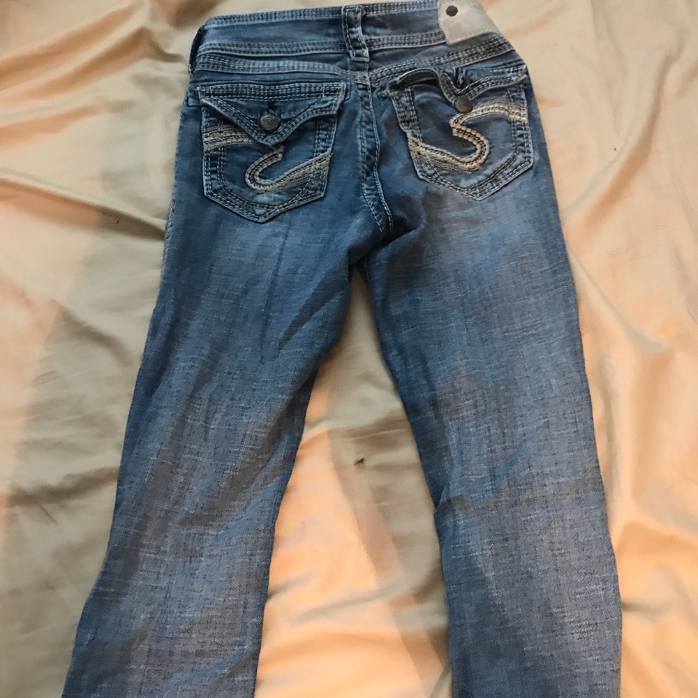 Two pairs of Maurice's jeans