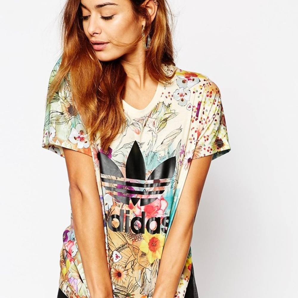 Adidas Colorful Floral Shirt
